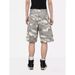 Men's Summer Trendy Camouflage Mid-Length Pants American Retro Loose Straight Leg Five Point Casual Wide Leg Denim Shorts_viptrois.com