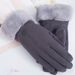 Cotton gloves female warm thickened student cute touch screen mittens with velvet_viptrois.com