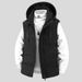 Men's Winter Vest With Detachable Hood – Warm Camouflage Waistcoat | Thickened Cotton For Outdoor & Casual Wear (Black/Grey/Camo, L-6XL)_viptrois.com
