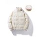 Autumn And Winter New White Duck Down Warm Short Jacket Teen Tide Stand-up Collar Light Luxury Top_viptrois.com