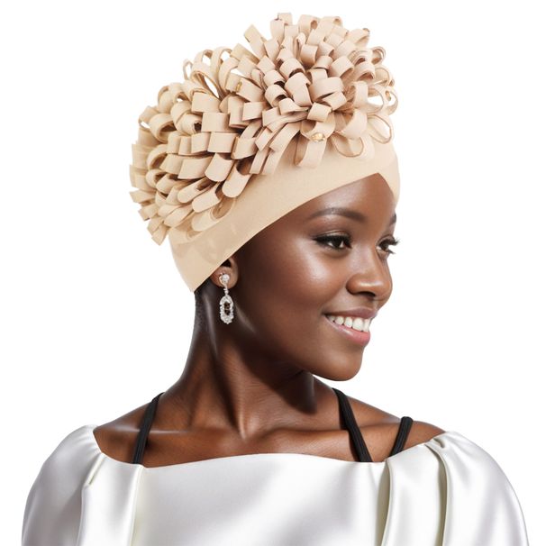 Hot Selling Side Big Flower Baotou Cross Border New Space Cotton Indian Hat Autumn And Winter All Match Arican_viptrois.com