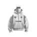 "Men's Double Hooded Zip-Up Sweatshirt - Ninja Style Cardigan With Adjustable Face Mask, Streetwear Hoodie For Urban Exploration"_viptrois.com