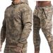 Men's Casual Sports Suit Winter Muscle Training Fitness Outdoor Running Camouflage Two-piece Suit Men's_viptrois.com