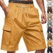 Men's Clothing Summer Shorts Men's Loose Workwear Multi Pocket Shorts Trendy Casual Sports Corduroy Shorts Men_viptrois.com