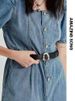 Two-layer Cowhide Belt Decoration A-shaped Doudou Nail Buckle Adjustable Belt, Real Cowhide Belt For Men And Women_viptrois.com