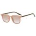 New Internet Celebrity Doudian Square Frame Sunglasses Ins Style Retro Ultra Light Advanced Men And Women Sunglasses Frosted Olive Green_viptrois.com