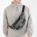 Gym Bags New Waterproof Waist Bag Men's High End Messenger Bag Trendy Fashion Sports Chest Bag Nylon Cloth Men's Bag_viptrois.com