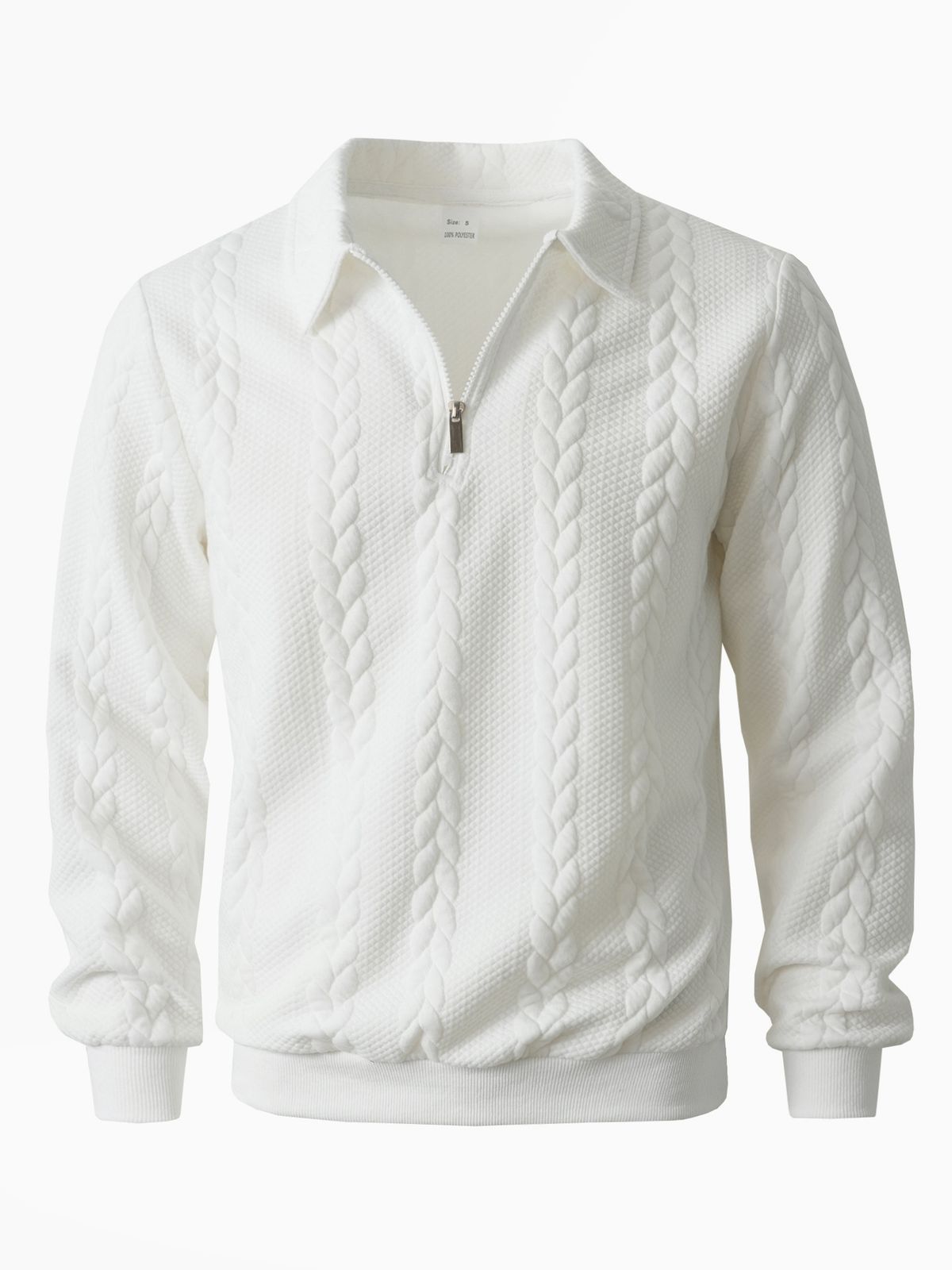 K New Outdoor Casual Collar Half Zipper Hoodie Long Sleeve Men's Wear_viptrois.com