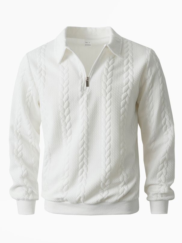 K New Outdoor Casual Collar Half Zipper Hoodie Long Sleeve Men's Wear_viptrois.com