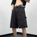 Men's Jeans Summer Thin American High Street Trendy Brand Five-Point Loose Straight Casual Washed Mid-Length Pants_viptrois.com