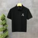 Boys' Personalized Polo Shirt, Young People's Little Bear Printed Collar, Short Sleeved T-shirt, Korean Edition, Trendy_viptrois.com