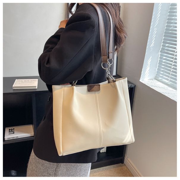 Women's Bucket Bag Simple Texture Trend Line Women's Bag Bucket Bag Shoulder Bag_viptrois.com