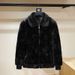 Men’s Fashionable Faux Mink Jacket – Trendy Quilted Winter Coat With Ribbed Hem For Casual & Smart Looks_viptrois.com