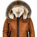 Men's clothing Youth solid color no belt zipper dig bag brown body shape_viptrois.com