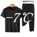 Men's Clothing Summer Sports Suit Men's Trendy Short Sleeved T Shirt Set Of Clothes Men's Casual Mesh Air Conditioning Pants Trendy_viptrois.com