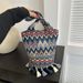 Women's Bucket Bags Stylish And Simple Tassel Ethnic Wind Shoulder Bag Female Leisure Bag Bucket Bag Female_viptrois.com