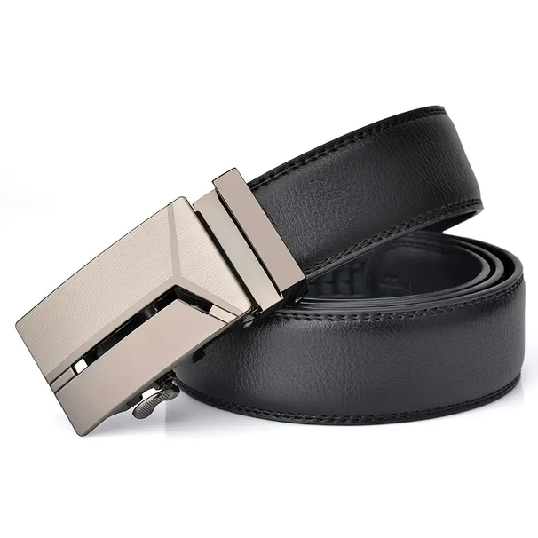 Fashionable Business Men's Belts Authentic Luxury Brand Belts Automatic Buckle Belt Leather Soft Belt With Casual Pants Jeans_viptrois.com