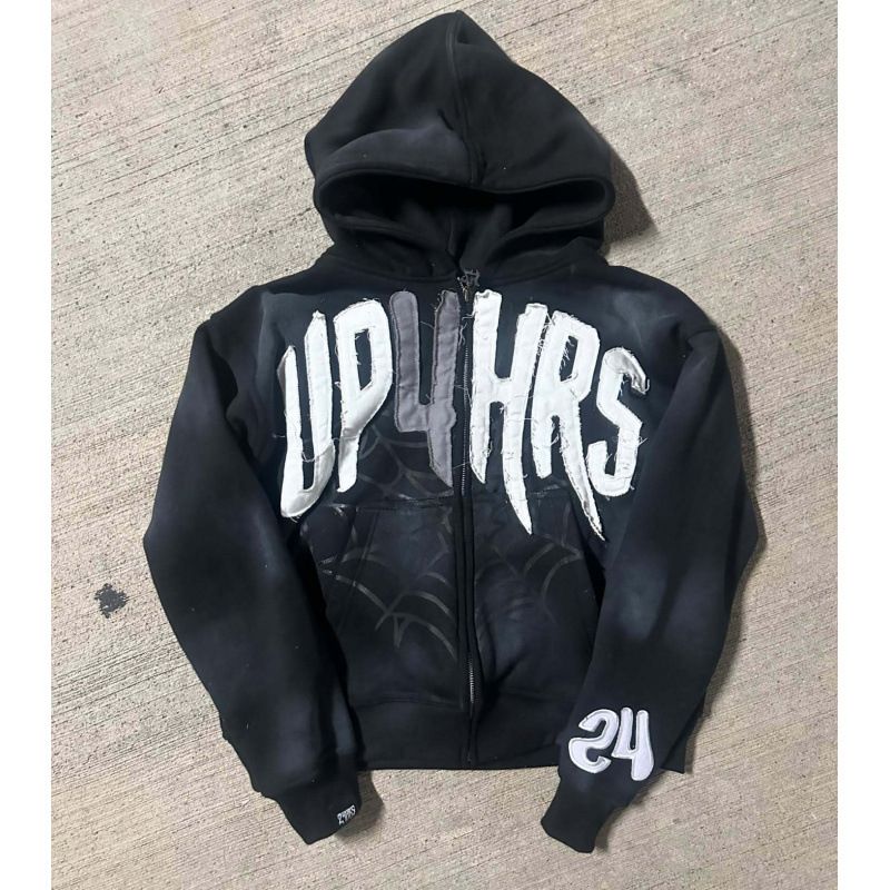 3d Printed Hooded Zip-Up Sweatshirt Unisex Streetwear Pullover With Bold Graphic Design – Black, Dark Brown, Blue, Pink_viptrois.com