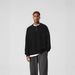 Pure FBUF Solid Color Henley Neck Sweater For Men, Machine Washable, Casual Loose Knit Sweater, Unisex Style, Inner Layer_viptrois.com