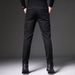 2024 New Elastic Casual Slim Fit, Straight Tube Business Suit, Summer Thin Draping Ice Silk Pants, Men's_viptrois.com