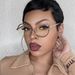 Women's Glasses Flat Glasses Ins Anti Blue Light Glasses Frame New Metal Half Frame Glasses Frame Concave Shape_viptrois.com
