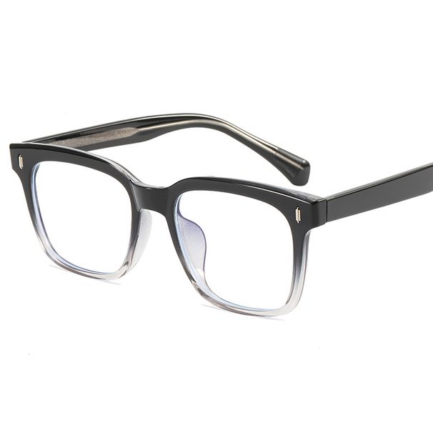 Women's Eyewear Frames New Retro Rice Nail Large Frame Flat Glasses TR90 Plate Core Anti Blue Light Glasses Celebrity Style Glasses Frame_viptrois.com