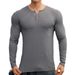 Men's Performance Half-Button Training Tee – Breathable Slim Fit Basketball & Running Shirt (White/Black/Pinkish/Blue/Dark Gray, S-XXXL)_viptrois.com