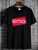 EMG Pickups Guitars Logo Men's Black T-Shirt Size S To 3XL Unisex Breathable Stretched Fashion Designer Clothes Top For Everyday Wear Soft Graphic_viptrois.com