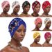 New style solid color watermelon hat with flower pattern Baotou hat African hat Muslim hat_viptrois.com