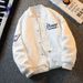 P9Paul's Heavyweight Retro American Vibe Style Baseball Jacket Men's Spring Trendy Brand Men's Bomber Jacket Spring Clothing_viptrois.com