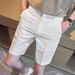Men's Clothing Trendy Shorts Slim And Versatile Straight 5 Point Pants Casual Trendy Business Handsome Shorts_viptrois.com