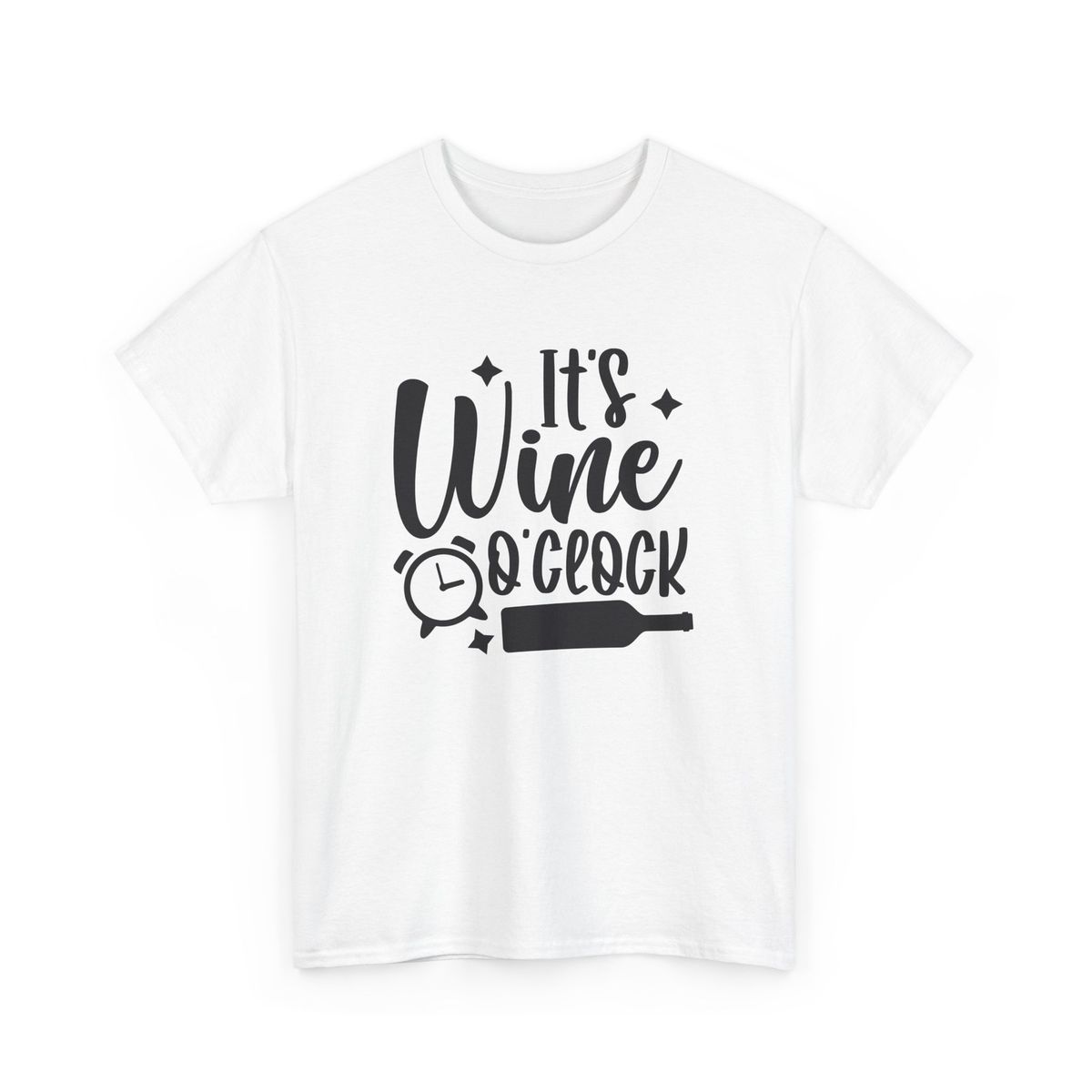 Silly Goose T-Shirt Mens Womens Tees Top - Ridiculously Funny Tee It's Wine O'clock Shirt_viptrois.com