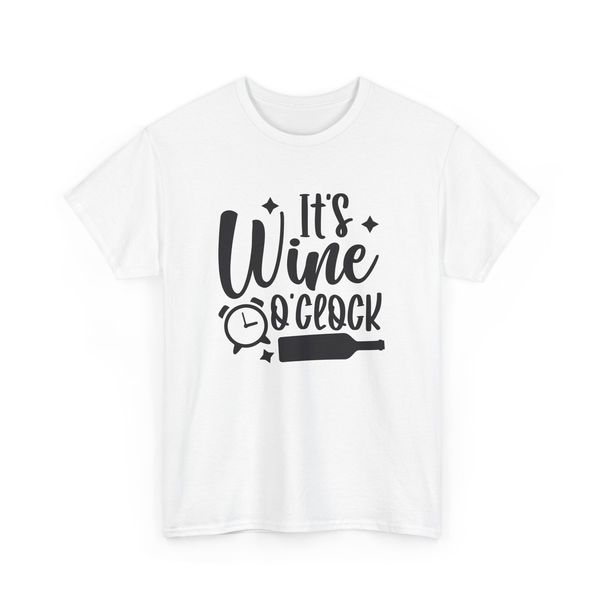 Silly Goose T-Shirt Mens Womens Tees Top - Ridiculously Funny Tee It's Wine O'clock Shirt_viptrois.com