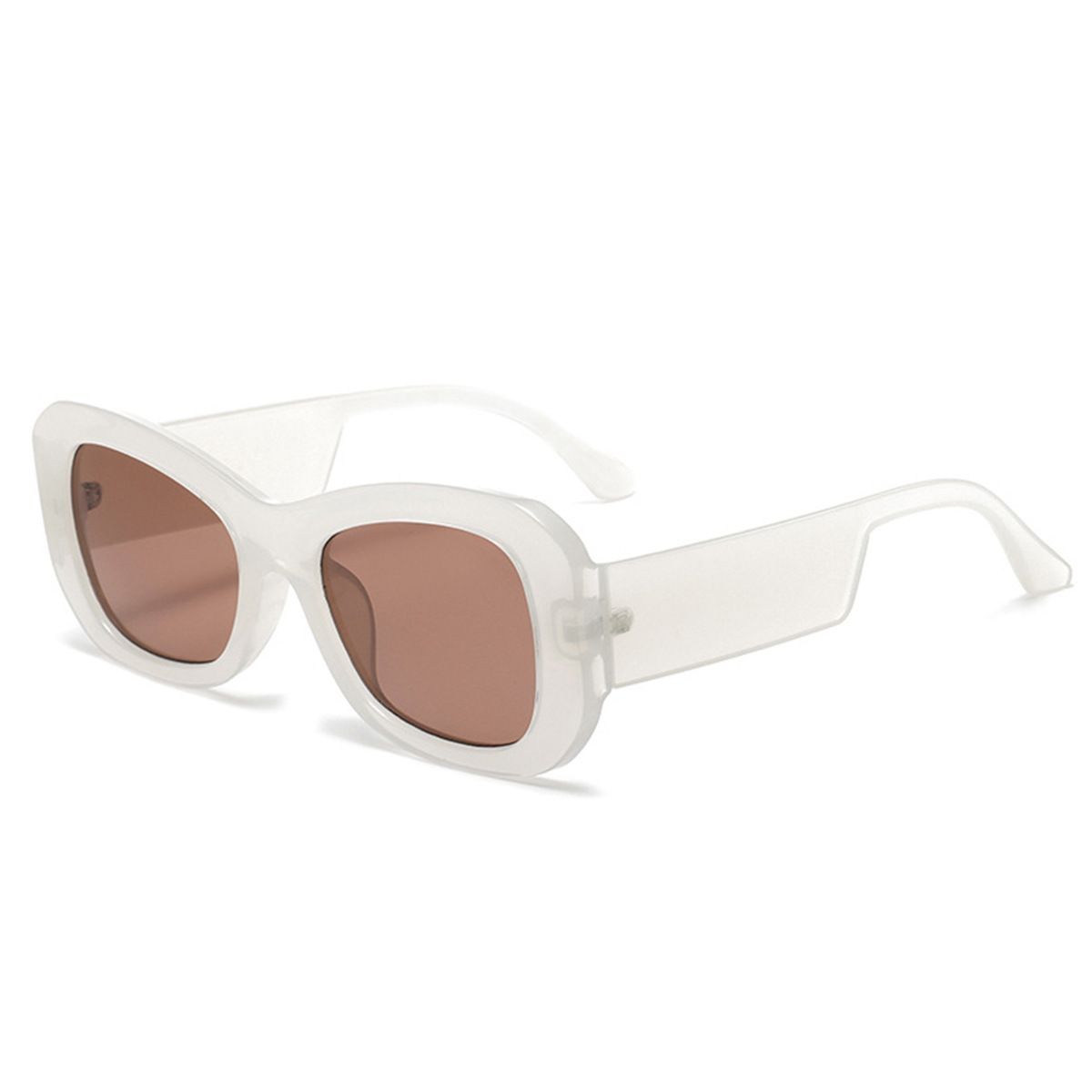 Men's Sunglasses New Square Frame Sunglasses For Women, Daily Fashion Sunglasses For Men, Personality, Wide Legs, UV Street Shot_viptrois.com