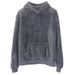 2023 New Double-Sided Fleece Youth Hoodie Men's Lamb Wool Winter Pullover Jacket_viptrois.com
