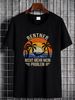 Rentner T Shirt Rente Nicht Mehr Mein Problem Renteneintritt Geschenk Rentnerin Mann Ruhestand Streetwear Breathable Top For Everyday Wear Graphic_viptrois.com