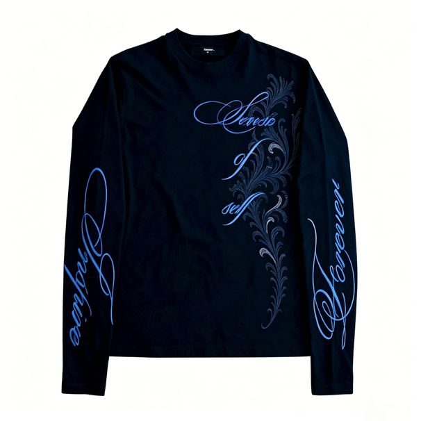 Y2k Retro Print Cotton T-Shirt - Oversized Streetwear Tee With Vintage Letter Graphic, Soft Comfort Fit, Unisex Casual Long Sleeve Top_viptrois.com