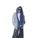 Men's Clothing Fake Two Piece Cardigan Hooded Sweatshirt Men's 2024 Spring And Autumn New Trend Brand Ins Splicing Top Heavy Zipper Jacket_viptrois.com