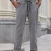 Men's Casual Drawstring Pants – Lightweight, Breathable & Stylish With Minimalist Embroidery (Black/Grey/Blue/Khaki, S-XXL)_viptrois.com