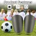Shin Guard Mini Soccer Shin Guard Cross Border Mini Imitation Fiber Football Shin Guards Adult Children's Plug In Board_viptrois.com