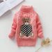 "Soft & Cozy Kids' High Neck Knit Sweater With Cute Bear Design - Unisex Pullover For Boys & Girls (3-8 Years, 100-140cm) - Winter & Spring Essential_viptrois.com