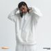 Unisex Cotton Fleece Hooded Sweatshirt - Streetwear Pullover With Kangaroo Pocket, Oversized Fit, Soft & Warm For Autumn Winter_viptrois.com