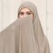 Women's Scarves New Wave Hot Diamond Lazy Convenient Headscarf Muslim Ladies Mercerized Cotton Fashionable Head Wrap Shawl_viptrois.com