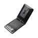 Men's Wallet Card Cases All Microfiber Leather RFID Anti Theft Wallet New Men's Carbon Fiber Plain Texture Dollar Wallet_viptrois.com