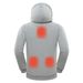 Heated sweatshirt, heated jacket, hoodie, power bank, charging, heated sweatshirt, electric heated jacket_viptrois.com