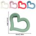 Colorful Sweet Hollow Love Heart Claw Clip - Valentine's Date Photo Back-of-Head Hair Clip For Updos - Romantic Shark Clip_viptrois.com