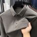 Autumn High Quality Polo Shirt Versatile Skin-Friendly Comfortable Men's Business Casual Turn-Down Collar Long Sleeve_viptrois.com