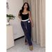 High-Waisted Flowy Jogger Pants – Spring Casual Striped Wide-Leg Trousers (XS-XL, 6 Colors)_viptrois.com