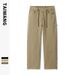 Men's Clothing Fashionable brand casual pants men 2024 autumn and winter men's clothing ready to wear dyed trousers outdoor loose cotton pants men_viptrois.com