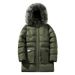 Men's Winter Detachable Hooded Parka Coat With Faux Fur Trim, Oversized Fit, Heavyweight Polyester Fill, Multi-Pocket Design, Casual Long Jacket_viptrois.com